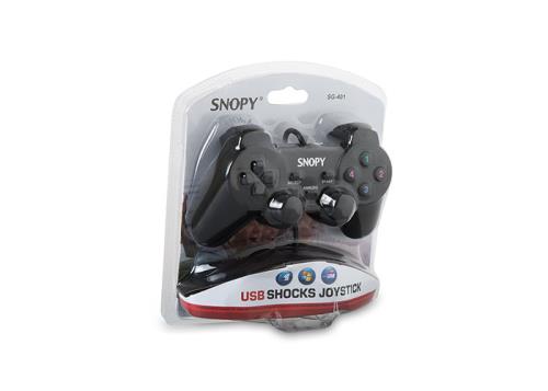 SNOPY SG-401 SİYAH USB/PC/PS3 1.8MT TİTREŞİMLİ JOYPAD GAMEPAD OYUN KOLU